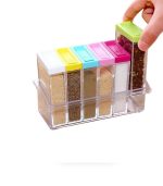 جا ادویه 6 عددی درب رنگی