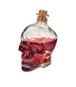 بطری شیشه ای طرح جمجمه