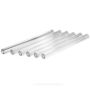 نی نوشیدنی مدل شیشه ای بسته 6 عددی