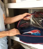 جا کفشی و جا جورابی گرد زیر تختی