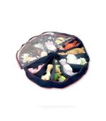 جا کفشی و جا جورابی گرد زیر تختی