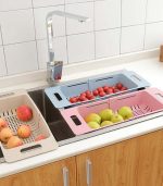 سبد آبکش کشویی سینک