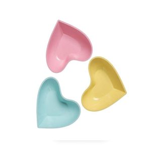کاسه طرح قلب بسته 3 عددی