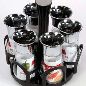 ست جای ادویه 7 پارچه کاپریس