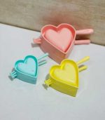 قالب پیراشکی طرح قلب 3 عددی